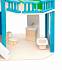Кукольный домик - Лазурный берег, с мебелью 21 предмет  - миниатюра №7